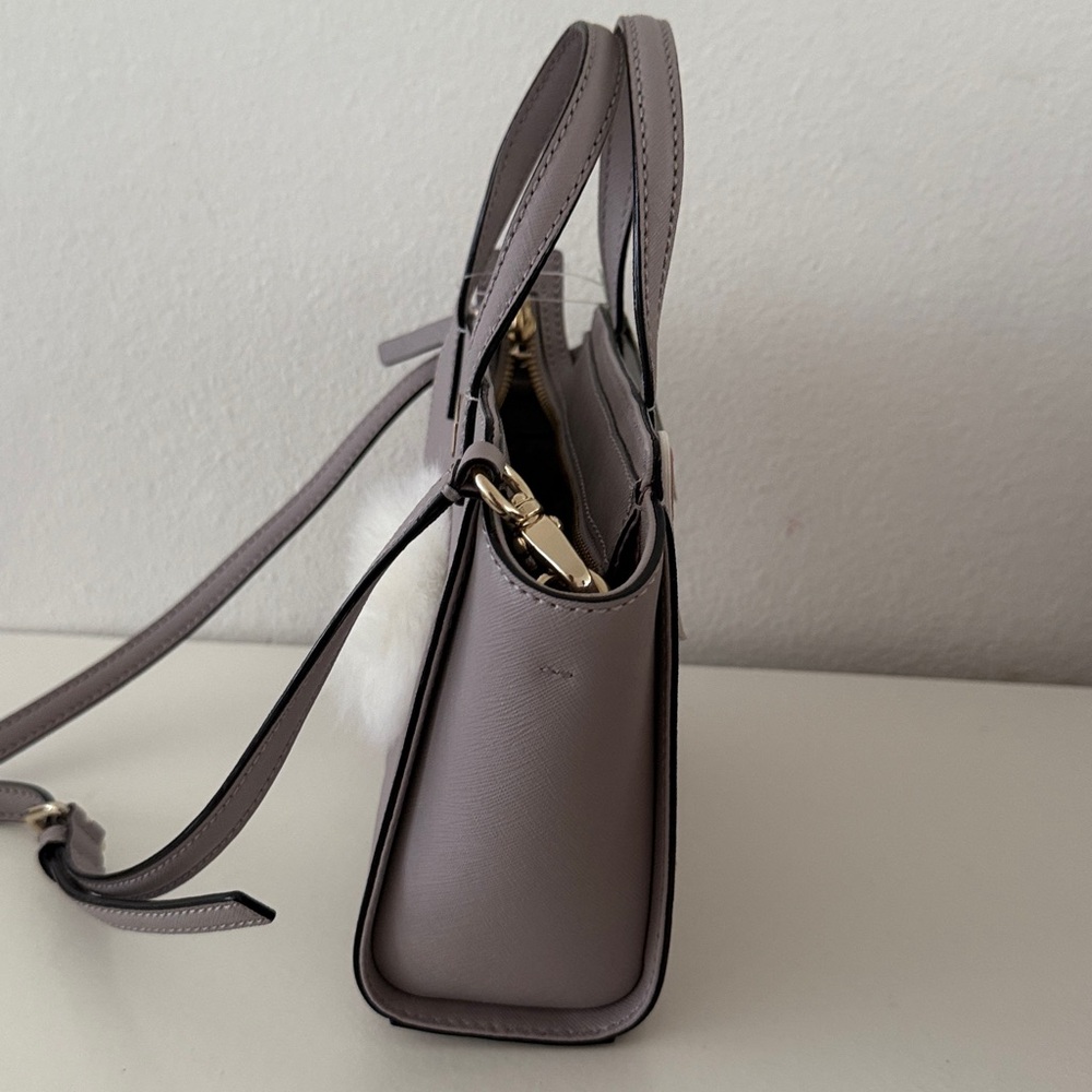 NWT KATE SPADE Mauve Hop To It Mini Hayden 3D Bunny Rabbit Novelty Crossbody Bag - Picture 6 of 9